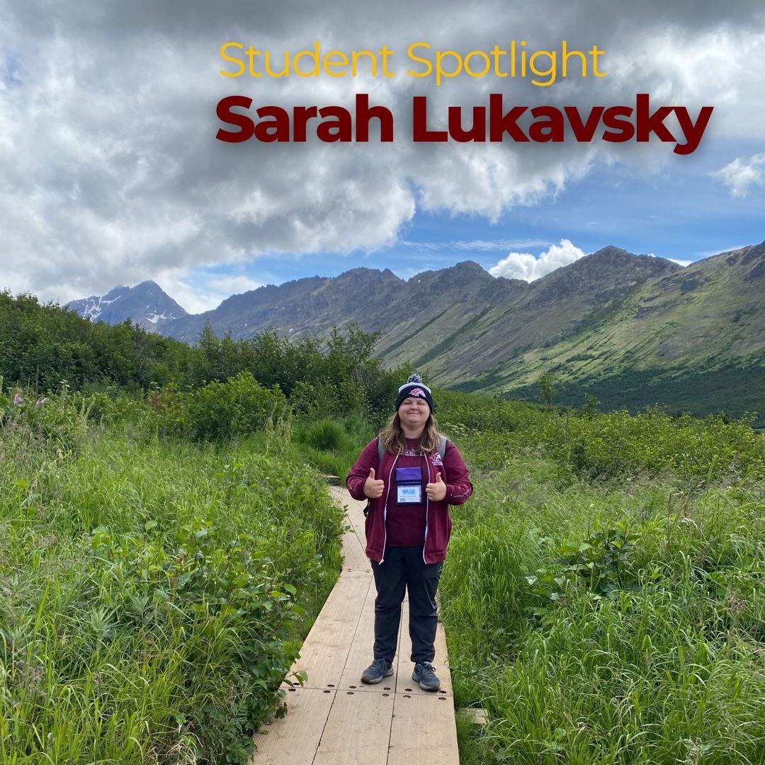 uhpsiuc's tweet photo. Student Spotlight: Sarah Lukavsky 

Sarah Lukavsky is a senior majoring in zoology with a minor in environmental studies. She is the president of The Honors Assembly, Zeta Theta Omega, and Diversify STEM while also being a member of the Saluki Reefers and Wildlife Society. https://t.co/rvgmKIYrED