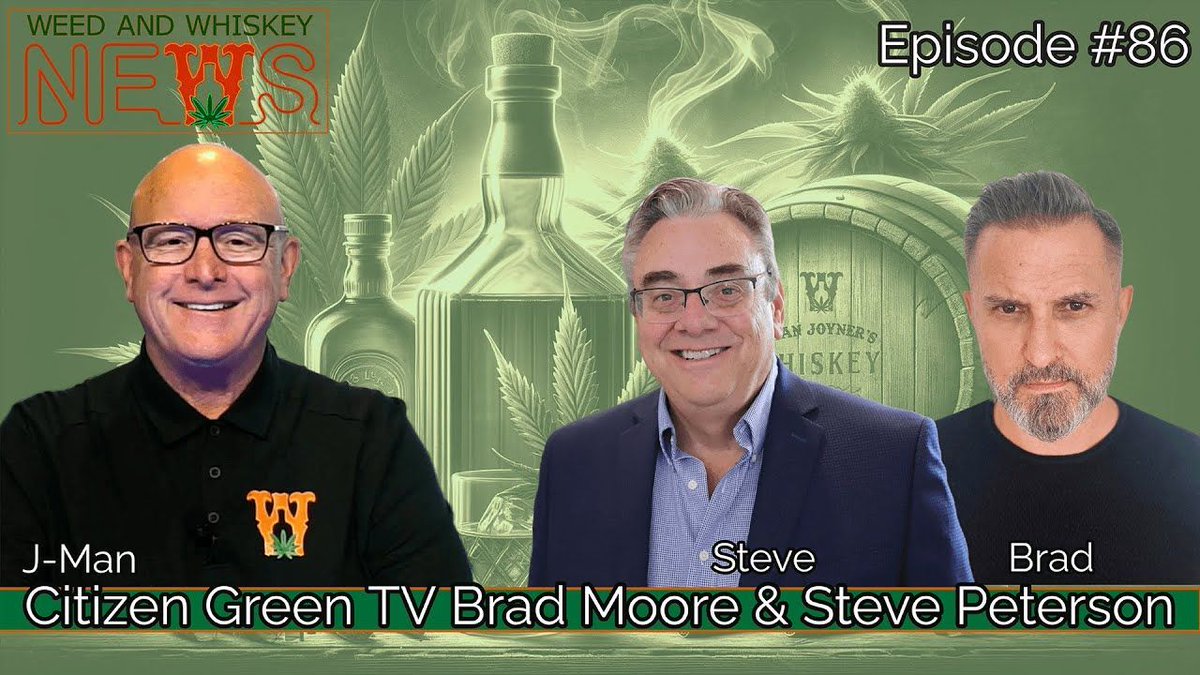 GCACNA's tweet photo. J-Man talks with Brad Moore and Steve Peterson, the minds behind Citizen Green TV. Covers cannabis as medicine to healthcare for veterans to how utilizing blockchain technology in a unique way to easily connect people. https://t.co/pZkKo7B0Zf @CG4Veterans @weedandwhiskeytv https://t.co/nlhap4xrc4