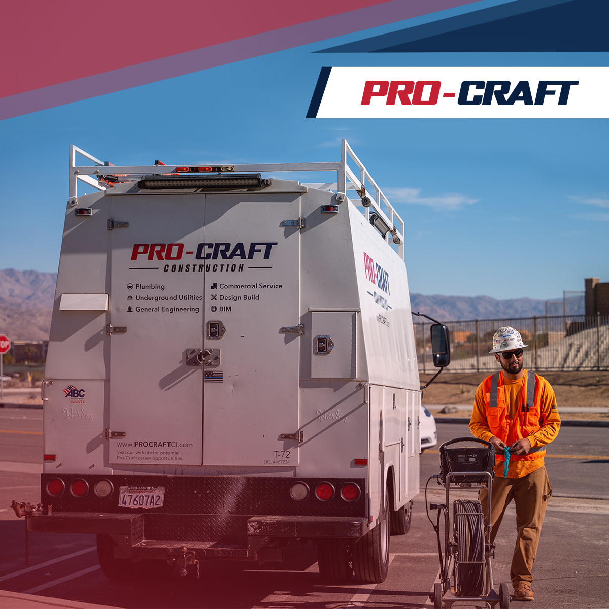 Our service doesn't sleep so you can! Pro-Craft's 'plumbing shop on wheels' is on call 24/7, 365 days a year. Rain or shine, day or night, we're here to ensure your facilities plumbing needs are met with expertise and efficiency. #AlwaysOnCall #ProCraftReliability