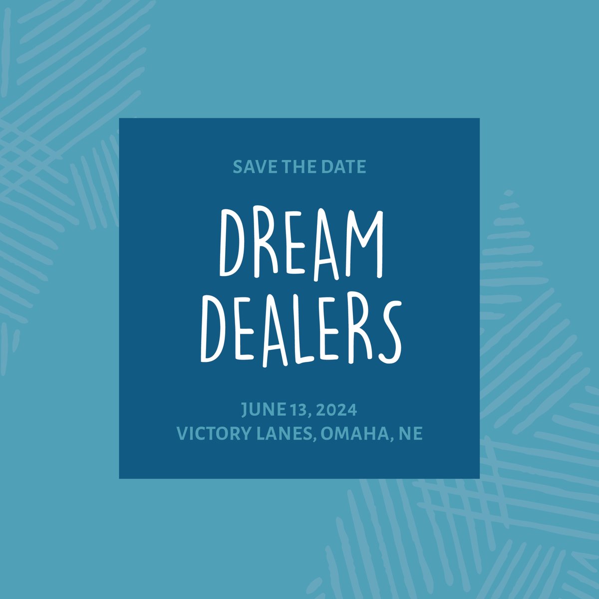 Save the date for a NEW Dreamweaver event - Dream Dealers! 🎲🌟

It's a sure bet you won't want to miss this! Mark your calendars for a night of cards, chips, and raising funds for older adults.

🗓 Date: June 13
📍 Venue: Victory Lanes