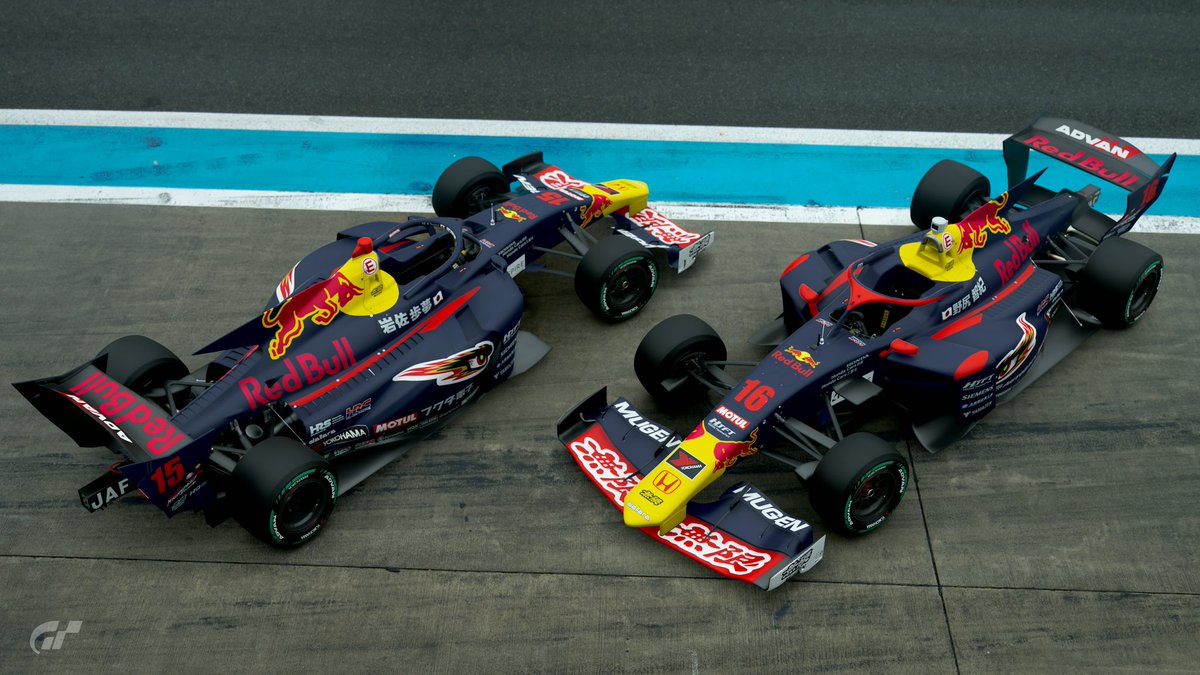 おはようございます。 Red Bull MOTUL MUGEN SF23 完成です！ #GT7