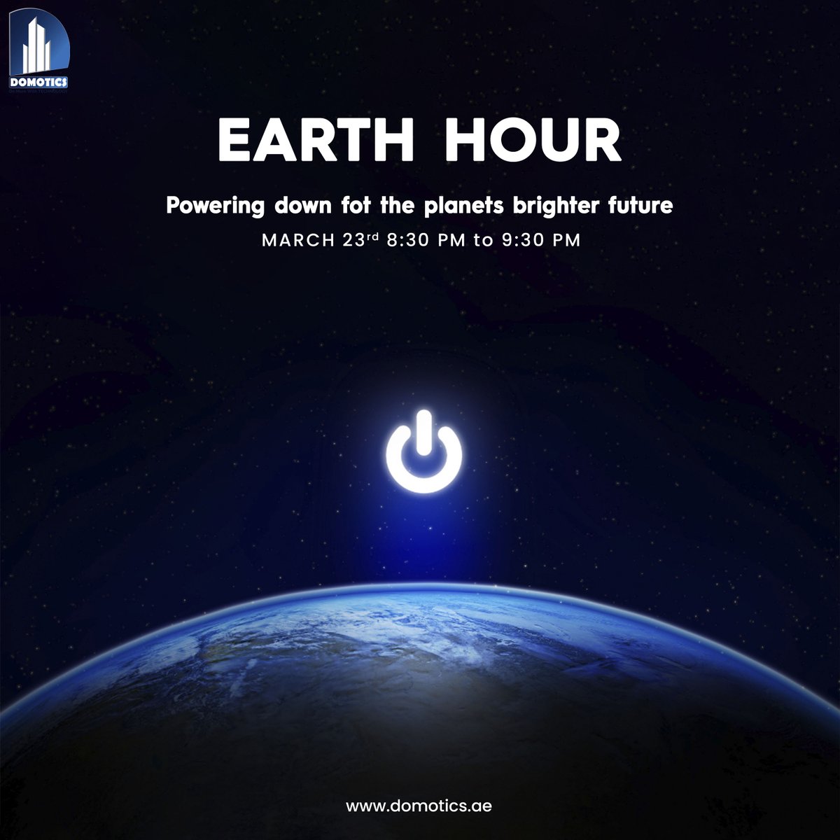 domoticsuae's tweet photo. Dimming the lights, we illuminate a path to a sustainable future. Let's unite globally, igniting hope for a brighter, greener world

#earthhour2024 #sustainableliving #futuregenerations #LightsOffLensOn #EarthHour https://t.co/8O8TI4Seim