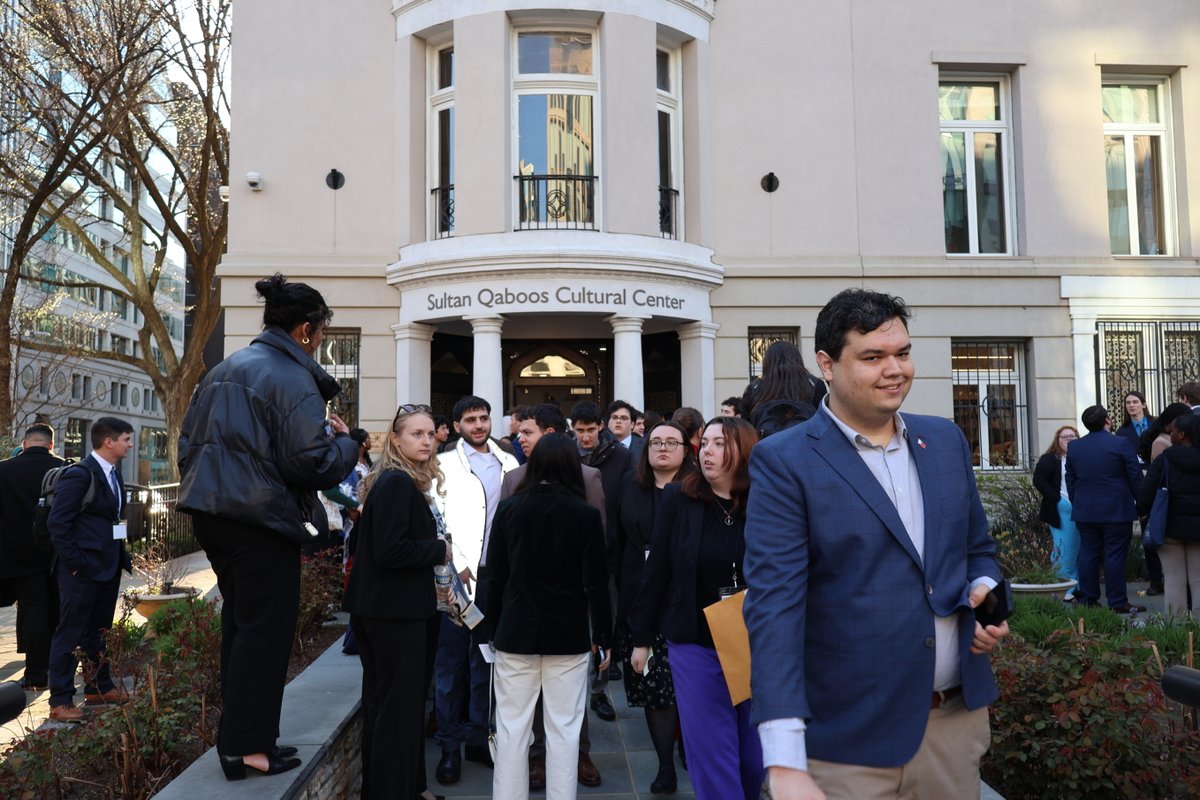 SQCC hosted the inaugural ceremony of the National University Model Arab League, organized by NCUSAR. Speakers from the U.S. government, universities, and NCUSAR's President were featured. Over 350 students from across the U.S. attended.
<a href="/NCUSAR/">National Council on US-Arab Relations</a> <a href="/OmanEmbassyUSA/">سفارة سلطنة عُمان واشنطن | OMAN EMBASSY WASHINGTON</a>