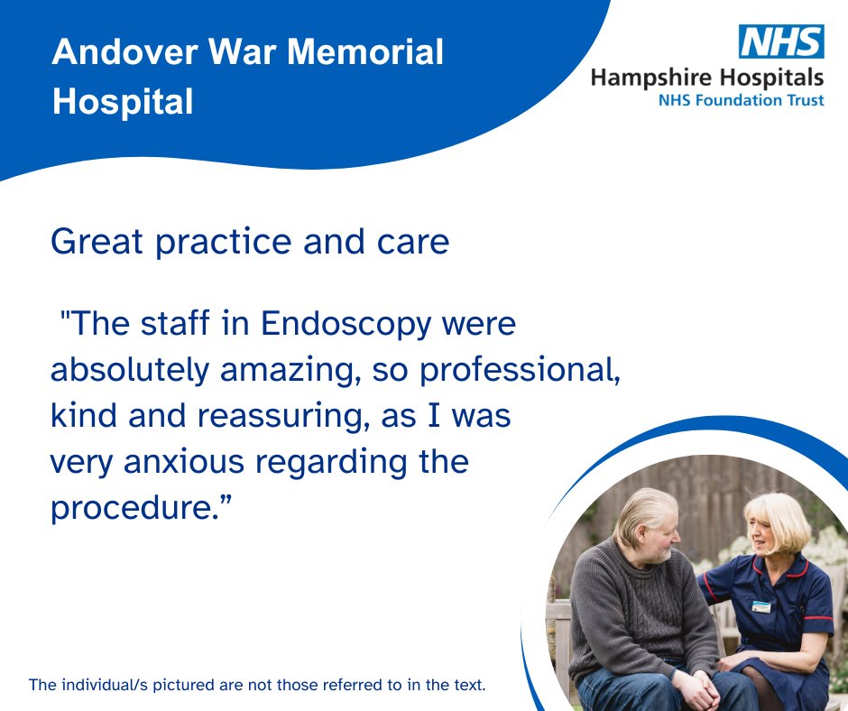 HHFTnhs's tweet photo. We value every piece of feedback we receive as it is important for us to review our services. Today's #FeedbackFriday is from a patient who received treatment at Andover hospital. They wanted to highlight some of our wonderful #TeamHHFT colleagues! https://t.co/zVRmFJJW9d