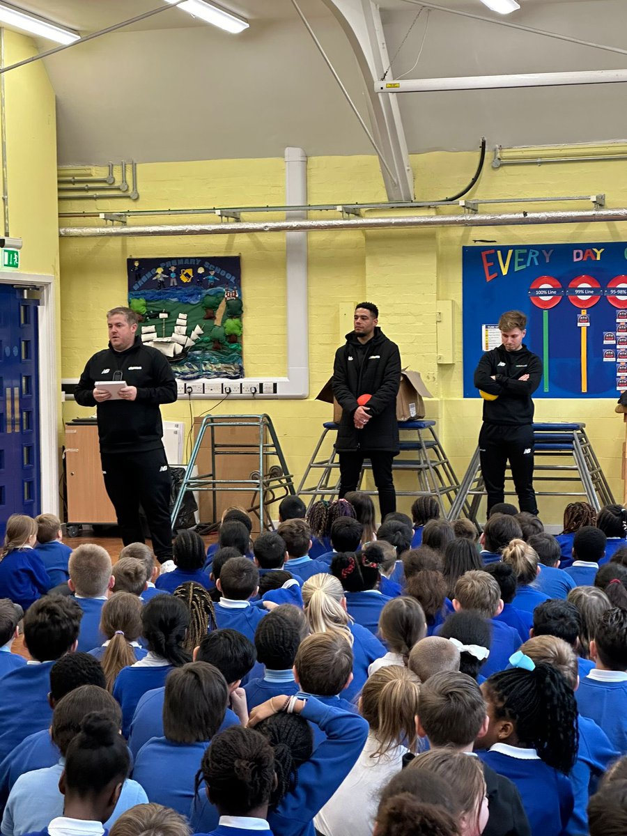 We had a fun, sporty and celebratory assembly led by the team from <a href="/AllKidsCanSE/">AllKidsCan</a> today. Don’t forget to sign up on their website for next term’s after school clubs!