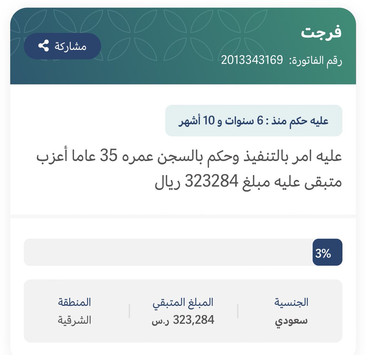 S_H_188's tweet photo. 🚨🚨🚨

سعودي خدم وطنه قرابة 15 عام وتوفّي قبل ايام، ودي لو نردّ جزء من وفاءه لوطنه بالتعاون على سداد دينه ، الديون متعلّقة بحقوق العباد ، وهذي فرصة بين ايدينا لرد الجميل لهذا البطل رحمه الله .

🔹 لو كل واحد دفع 10 ريال قفّلناها اليوم 💔🇸🇦

رابط التبرّع:

https://t.co/ZS7kQRLW24 https://t.co/TqGPslT3oY