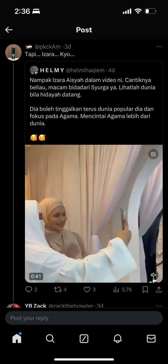 IzaraAishah's tweet photo. I needed to clarify this cus this fitna may tarnish my reputation. https://t.co/7fUmBkpN5s