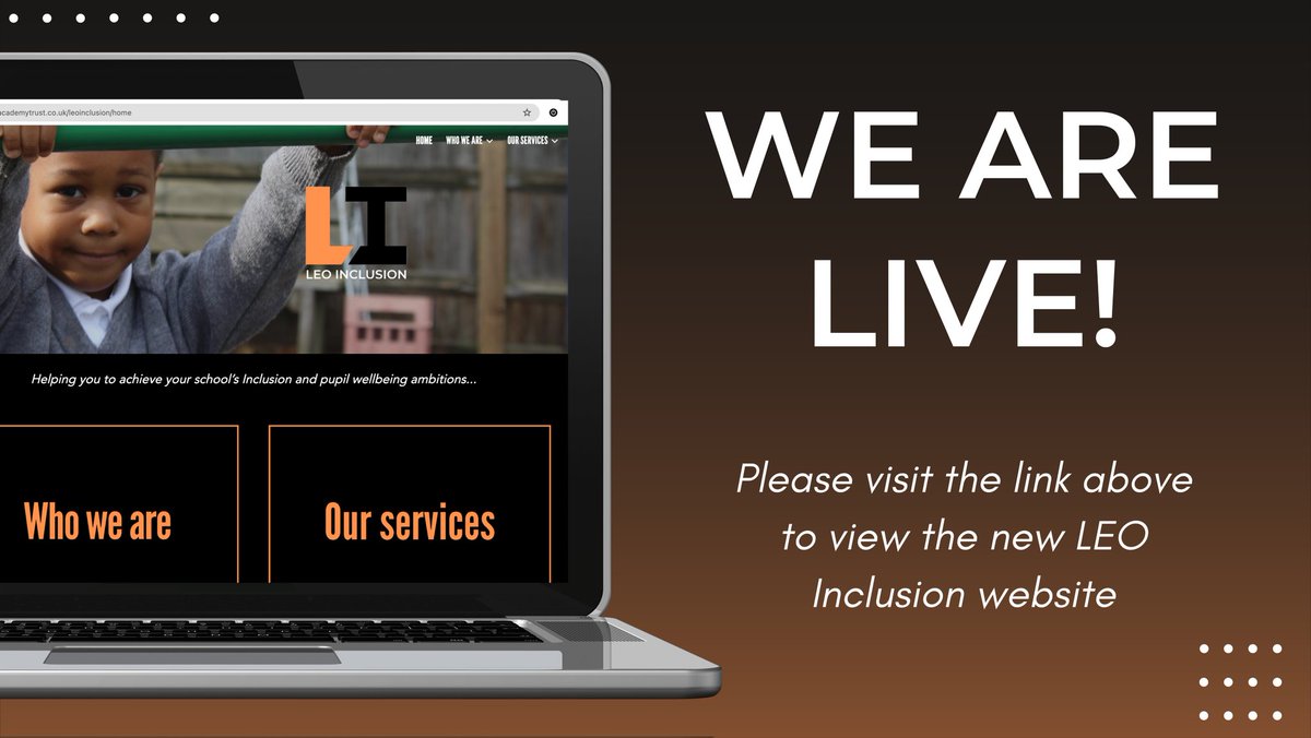 Our <a href="/LEOinclusion/">LEO Inclusion</a> team are working with schools across SW London &amp; Surrey, providing support for:

✔️ Safeguarding
✔️ SEND
✔️ Behaviour
✔️ Attendance
✔️ Pupil Wellbeing
✔️ EYFS

If you’re looking to develop your provision, take a look at our website.

sites.google.com/leoacademytrus…
