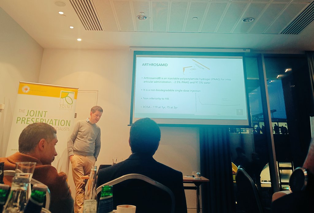 AlazzaniWaheeb's tweet photo. Great session today by Prof Martyn Snow on up-to-date cartilage based procedures for #knee @JO_SaveTheJoint @HiltonLeedsCity https://t.co/v6yfGFxK7t