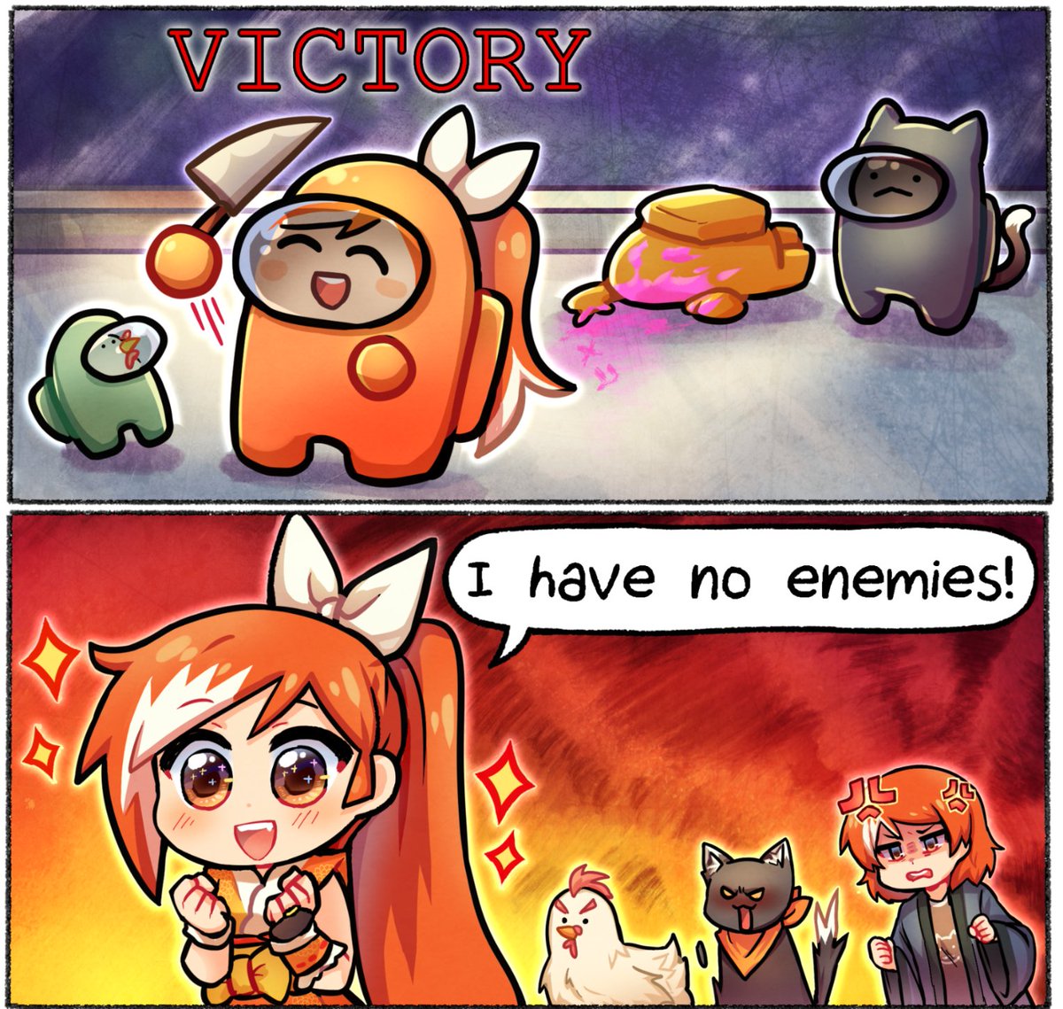 In this week's The Daily Life of Crunchyroll-Hime (by @coughdrops!!) No one can defeat Hime 😅