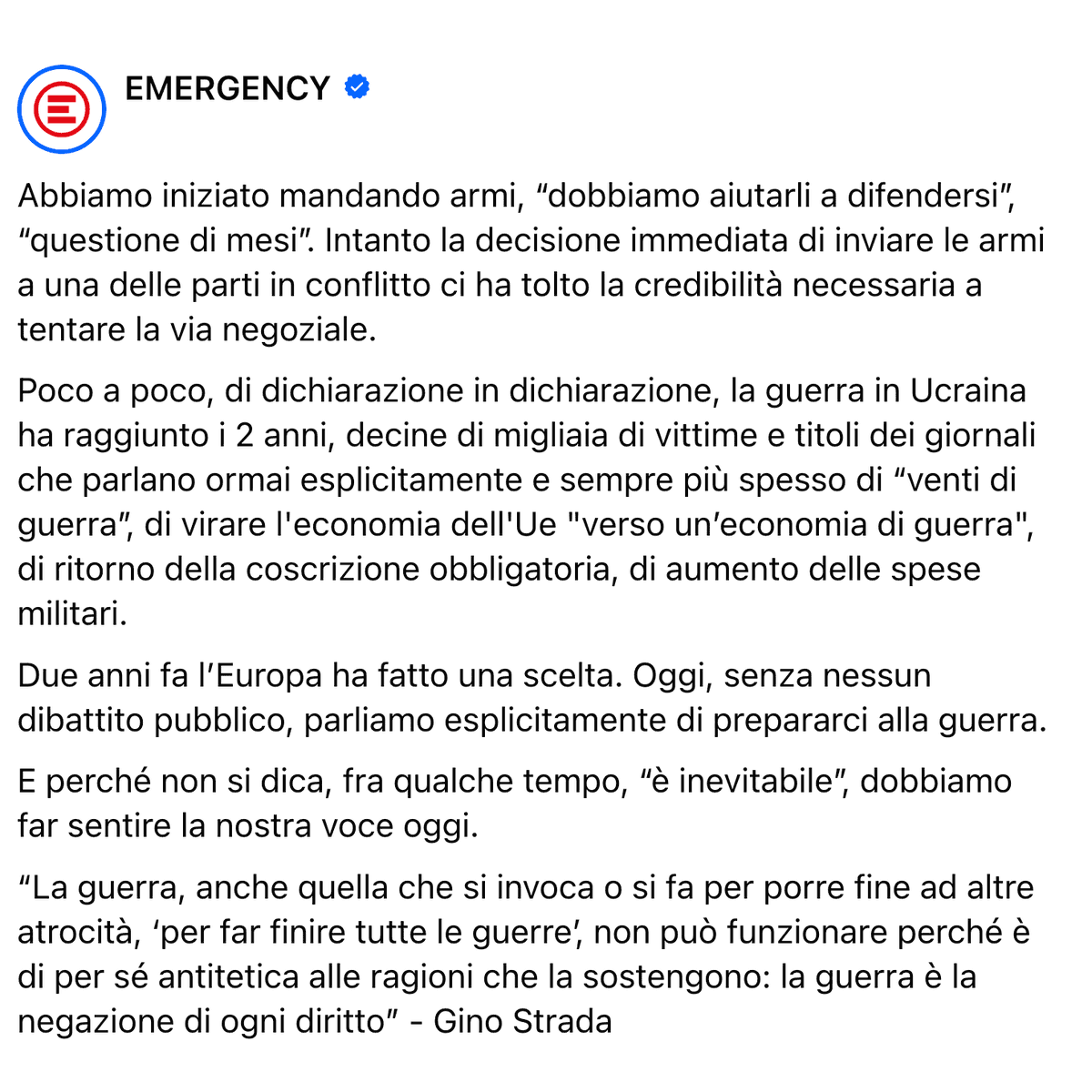 EMERGENCY (@emergency_ong) on Twitter photo 