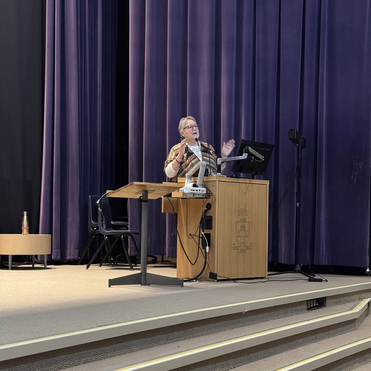 OISE_GSRC's tweet photo. The GSRC Opening Ceremony  featured outstanding speakers:

OISE Dean, Dr. Erica Walker
Iehnhotonkwas Bonnie Jane Maracle 
Kai Butterfield 
Dr. Nimmi Gowrinathan 

#OISEGSRC https://t.co/Nn80kwXR89