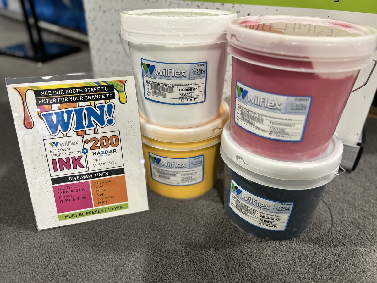 NazdarSourceOne's tweet photo. Day 2 in Atlantic City is happening now! Stop by our booth #619 for your chance to win PLUS see the new M&R Quatro in action and snag cool swag.
Need free passes or want to reserve a demo? >> https://t.co/66UwBMXVu4
#impressionsexpo #atlanticcity #MRBlueCrew #stahls #wilflex https://t.co/5bKUwxBiQv
