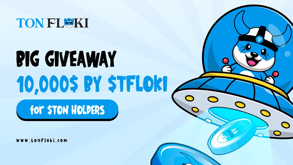 Integrating the #Ton @Ton_blockchain on #Floki 
and Congratulations TONFLOKI reached softcap after 5 mins

🔥Submit $Ton #Ton address in comment  
Tag 3 friends   
Sending soon $TFLOKI, total pool 10,000 usdt🔜

#Ton #Solana #Ai #Airdrop #Over $Block #Grass #Floki