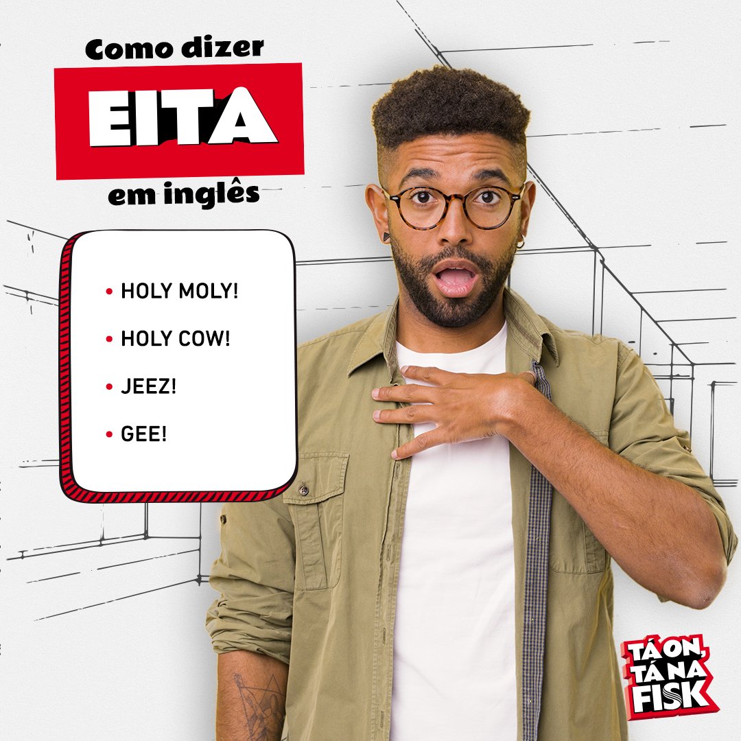 fiskoficial's tweet photo. Quem nunca soltou um "eita!" diante de algo inesperado? 😲
É uma daquelas interjeições que transmitem muito com poucas letras. Mas e quando você precisa expressar essa mesma sensação em inglês? 🤔 Não se preocupe, estamos aqui para te ajudar!
#English #Eita #Interjections https://t.co/I6jtPuZpvS