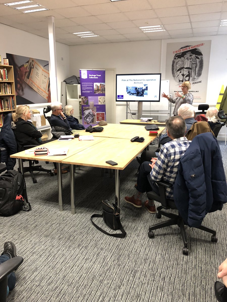 Excellent talk at Manchester’s Co-operative Archives this morning with cultural arts partner Pendle Radicals on the incredible history of the Co-operative movement. @teamMPA @CoopHeritage @Janeydonald @SWWDTP