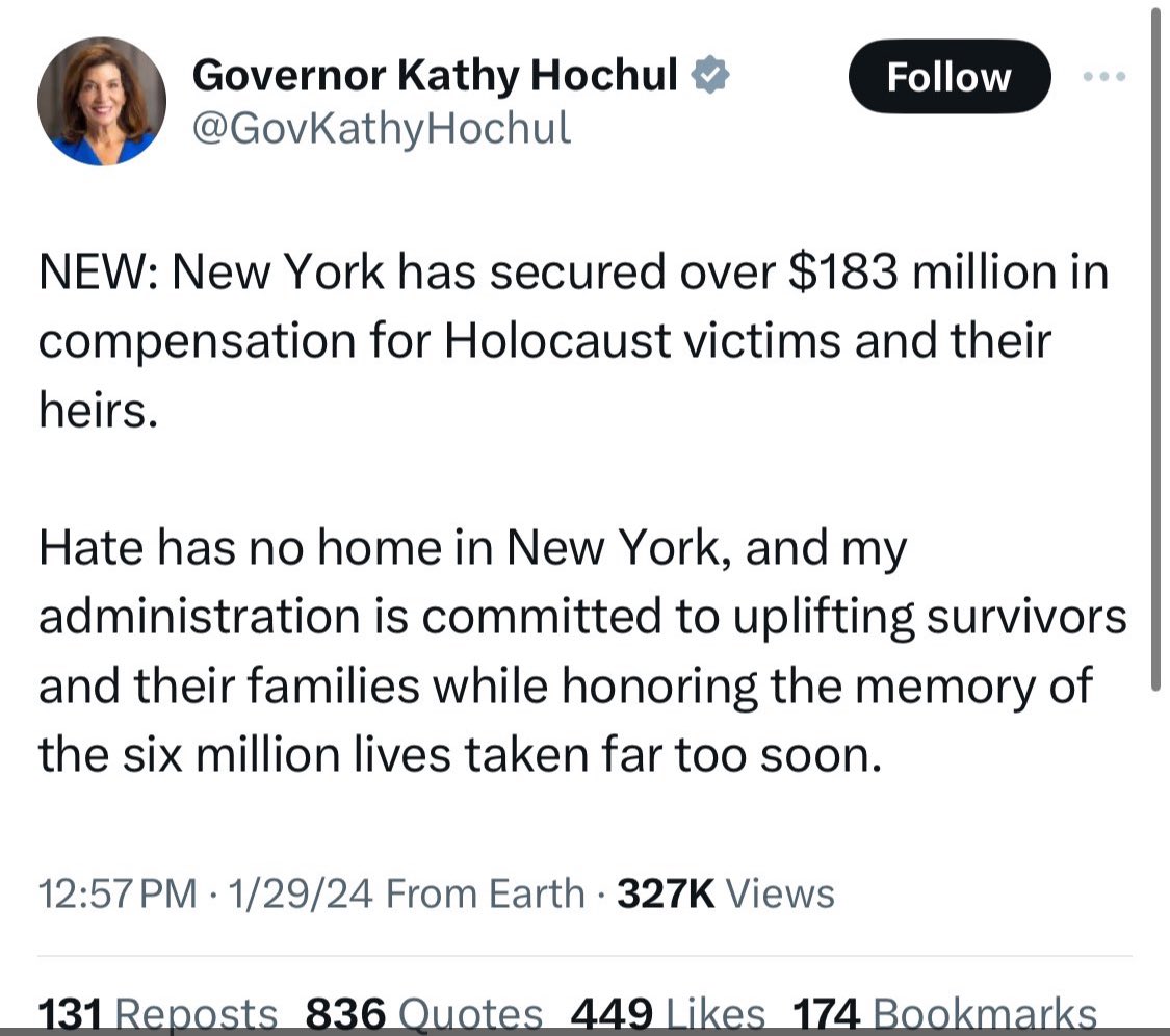 BreakingBrown's tweet photo. @MikeNugent173 Do you tell Jewish Holocaust survivors &amp; their heirs that their reparations were paid by the soldiers who died to defeat Hitler? https://t.co/N3LEVVYjJq