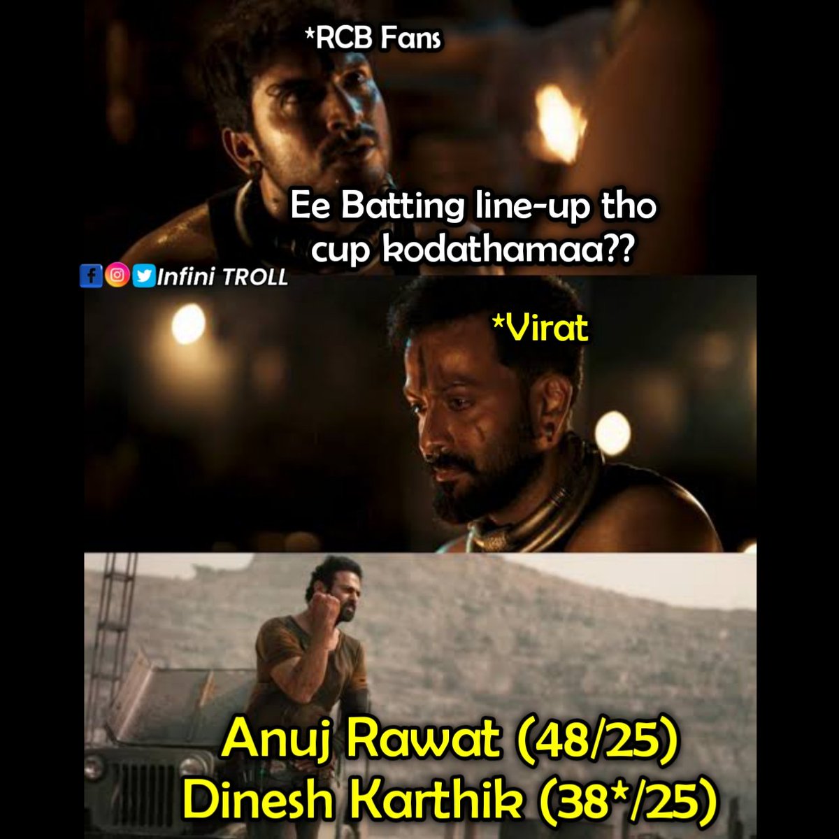 Infini_troll's tweet photo. An Unexpected Bounce back
174 to win....
#CSKvsRCB https://t.co/vRwjLLoQtf