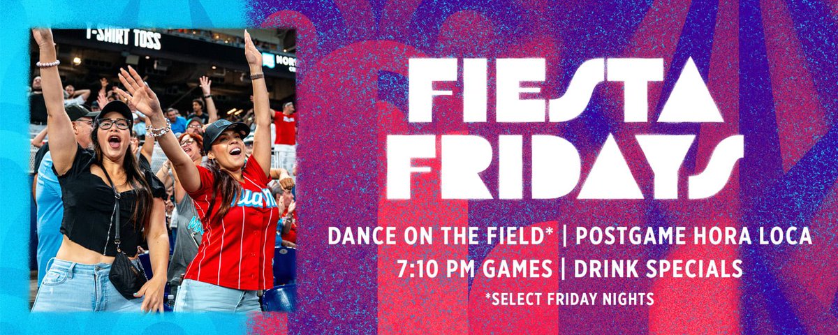 AndySlater's tweet photo. NEW: Marlins will be selling $5 beers and allow fans to dance on the field (after the game) on some Fridays.

https://t.co/tdsRBwic5d https://t.co/aViFrlG9Kt