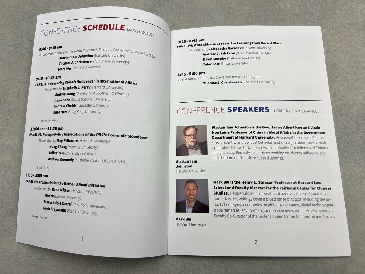 AndrewSErickson's tweet photo. Honored to present at @CWPColumbia-@FairbankCenter conference @Harvard today: 

"Rethinking #China's International Relations: China and the World Program 20th Annual Conference"

https://t.co/RiN0ufhBp4

Great to hear insights from so many fellow alums of this vibrant program!

@dan_suchenski/@yanbennett/@jcanfil/@adele_carrai/@stephaniechar/@ChongJaIan/@zhubochubo/@eyckfreymann/@ronantfu/@CourtneyFung/@EnzeHan/@tcjost/@IBKardon/@andybkennedy/@AnatolKlass/@AK_Alanna/@Christinaryl/@wendyleutert/@nujoaixil/@AdamPLiff/@ZongyuanZoeLiu/@LucieLu_az/@john_d_minnich/@sabinemokry/@DawnMurphyChina/@pu_xiaoyu/@YelingT/@ayumi_teraoka/@xiaonanwang21/@audryewong/@BeltBeyond/@williamyuenyee/@ChengzhiYin/@StellaHongZhang/@BoliangZhu