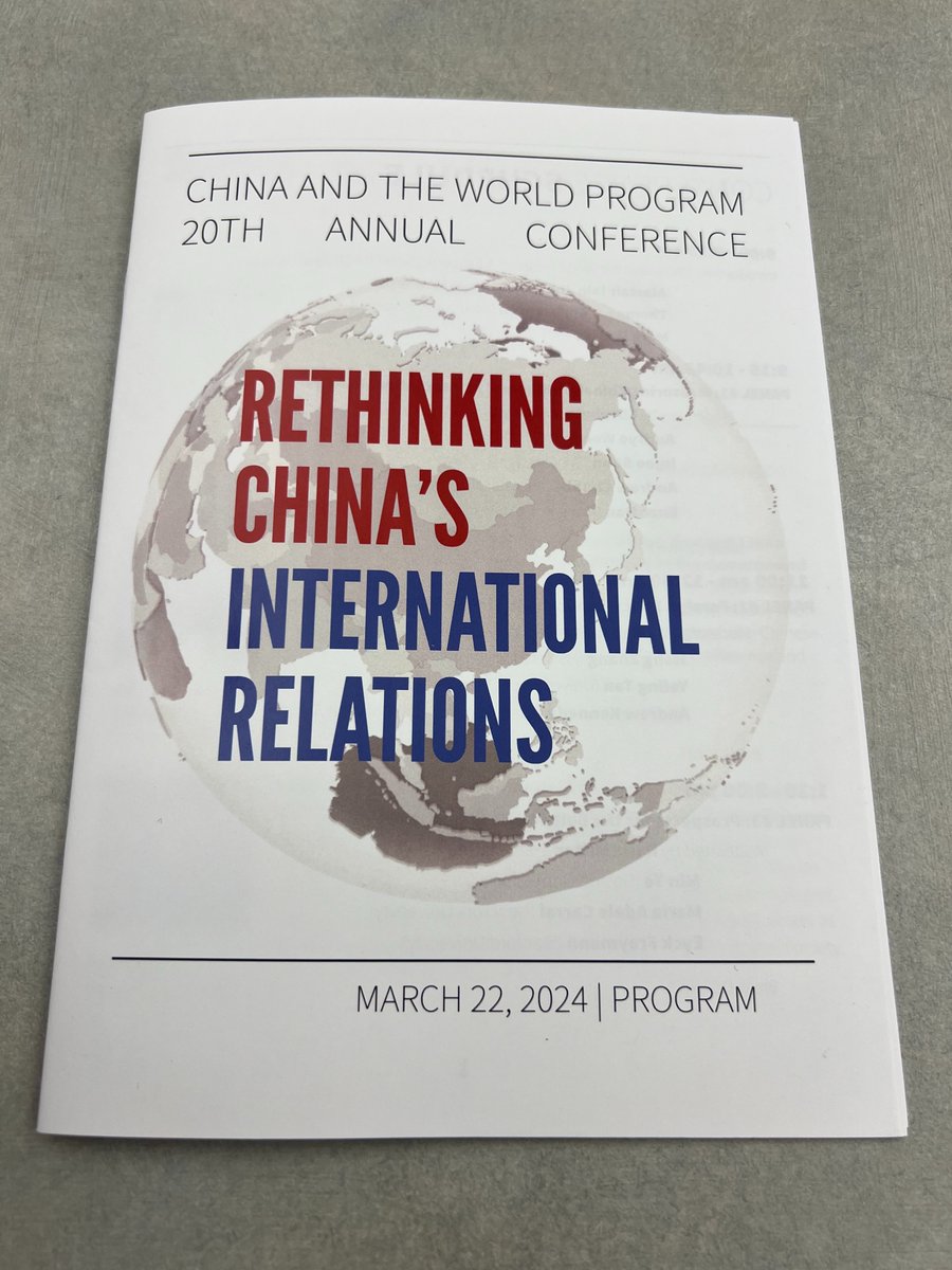 AndrewSErickson's tweet photo. Honored to present at @CWPColumbia-@FairbankCenter conference @Harvard today: 

"Rethinking #China's International Relations: China and the World Program 20th Annual Conference"

https://t.co/RiN0ufhBp4

Great to hear insights from so many fellow alums of this vibrant program!

@dan_suchenski/@yanbennett/@jcanfil/@adele_carrai/@stephaniechar/@ChongJaIan/@zhubochubo/@eyckfreymann/@ronantfu/@CourtneyFung/@EnzeHan/@tcjost/@IBKardon/@andybkennedy/@AnatolKlass/@AK_Alanna/@Christinaryl/@wendyleutert/@nujoaixil/@AdamPLiff/@ZongyuanZoeLiu/@LucieLu_az/@john_d_minnich/@sabinemokry/@DawnMurphyChina/@pu_xiaoyu/@YelingT/@ayumi_teraoka/@xiaonanwang21/@audryewong/@BeltBeyond/@williamyuenyee/@ChengzhiYin/@StellaHongZhang/@BoliangZhu