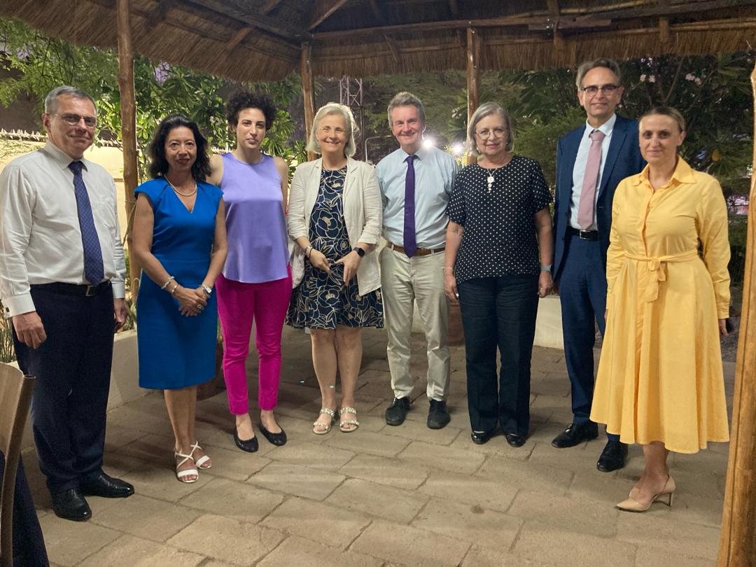 It was lovely to have many EU Member States Ambassadors in town to present credentials to H.E. President Kiir: @ChantryHugues ,Polly Ioannou/Cyprus, @SinikkaAntila , Anna Farou/Greece, @IEAmbEthiopia , @LuisaFragoso2 , @KLeligdonova , @IsidroGAfonso Congrats to all accredited!