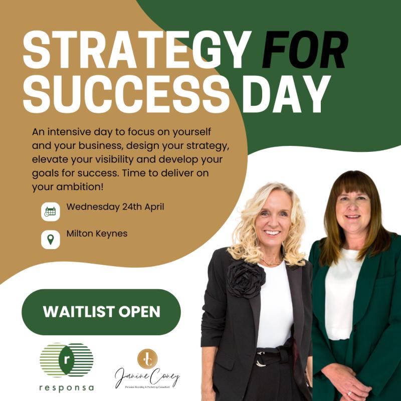 An event not to be missed!🎯 
#Biztech board member <a href="/JaneHorridge/">Jane Horridge</a> is hosting a highly recommended day around #Strategy.✅ 
Learn more: bit.ly/4amZLGX
#MiltonKeynes #MK #Technology #Tech #Digital #Business