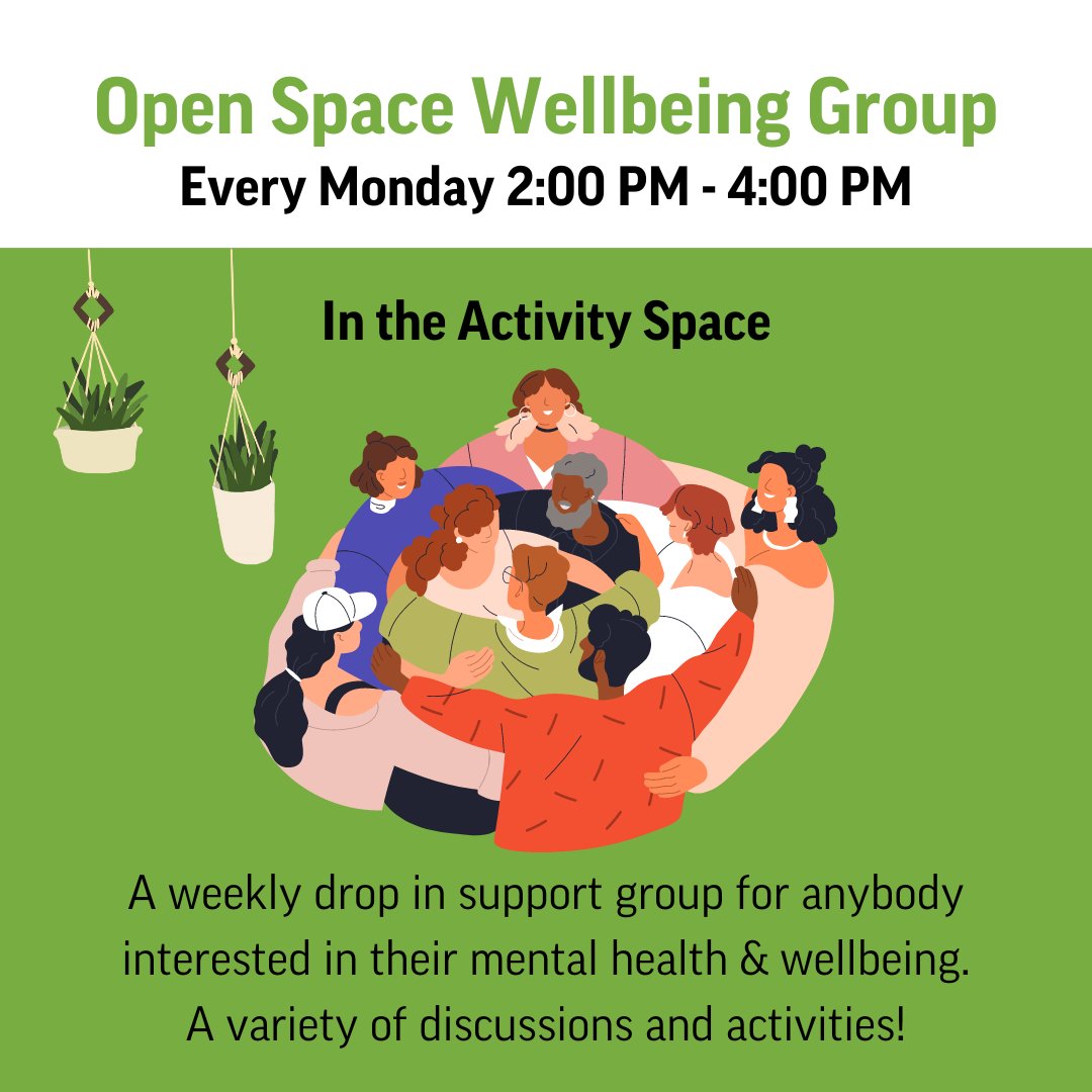 Come along to our Open Space Wellbeing Group for some relaxing activities centred around mental health and wellbeing. Here's what we'll be doing in April! 🌺☕️ #burystedmunds #suffolk #burystedslibrary #burystedmundslibrary #suffolklibraries #ourburystedmunds #openspace