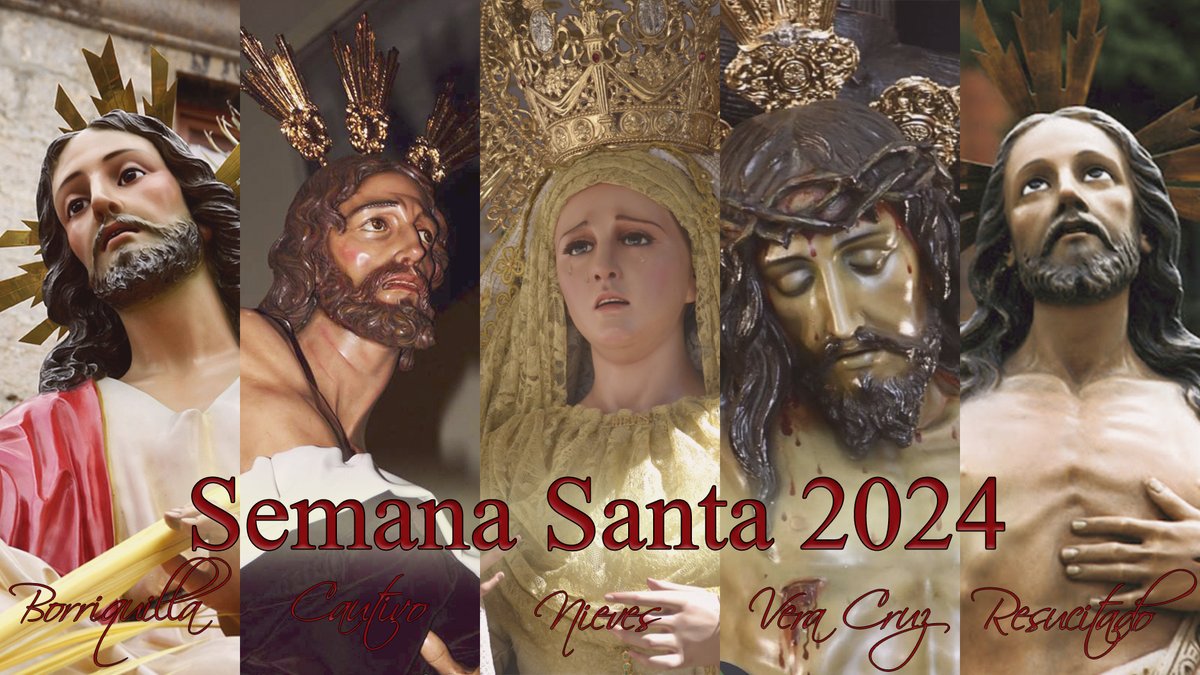 Hoy Viernes de Dolores, os dejamos con las Imágenes de las hermandades que vamos a acompañar en la Semana Santa del presente año.

#quesuenelasnieves  #SemanaSanta2024