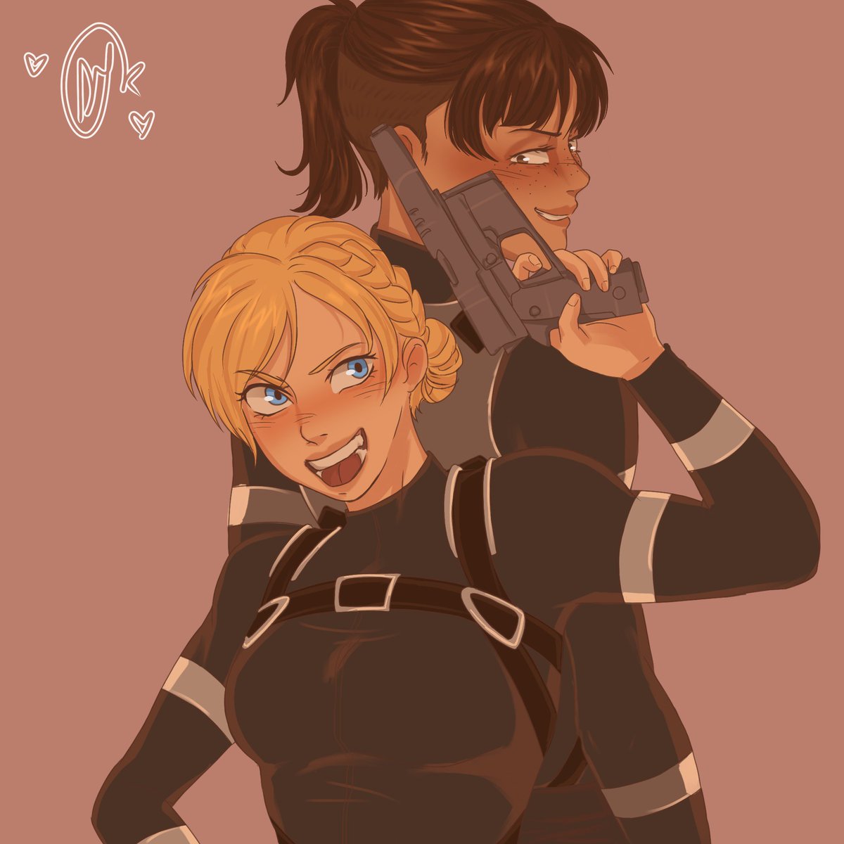 The one person that can put such a fierce happy expression on historias face 

S4 black ODM yumihisu 💃💃