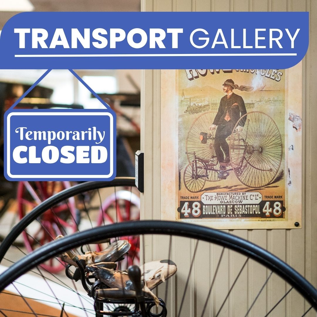 Our apologies, the Tolson Transport Gallery is temporarily closed.  

This sadly means the route to the access door is unavailable and we cannot currently offer step free access to the Museum.  

Please accept our apologies, we hope to resolve this soon.