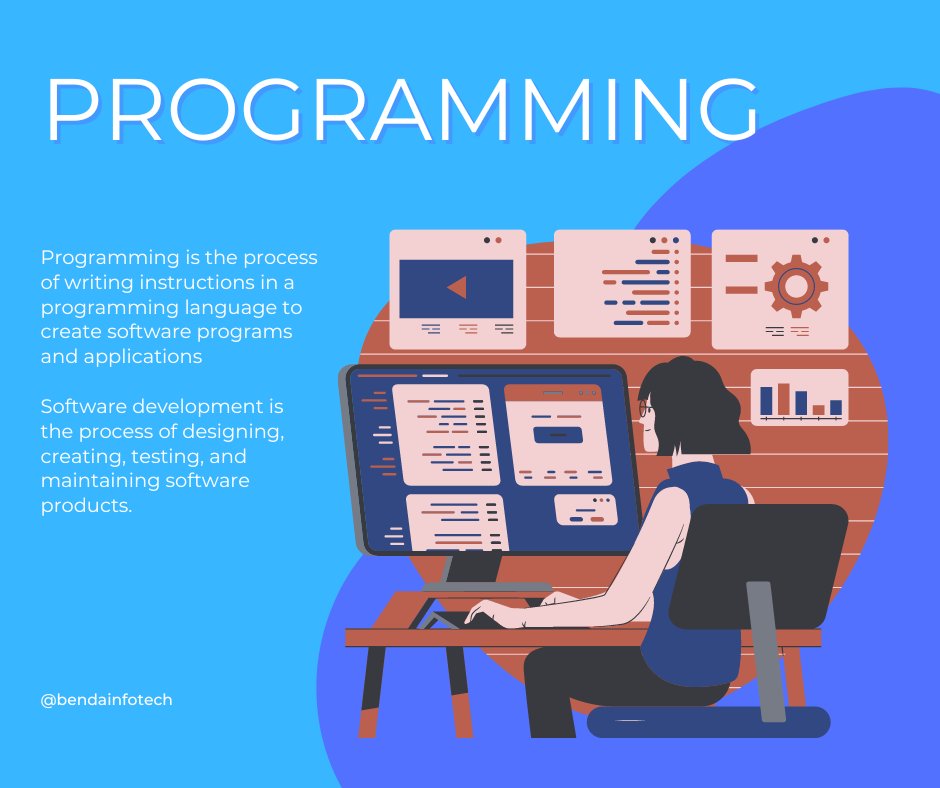 BendaInfotech's tweet image. Looking for the easiest way to learn programming?
Here is a step by step Beginner's Guide to learn programing. linkedin.com/pulse/easiest-…
#learnprogramming #codingforbeginners #beginnerprogrammer #programminglife #code #howtocode #stepbystepguide #easiestwaytocode
