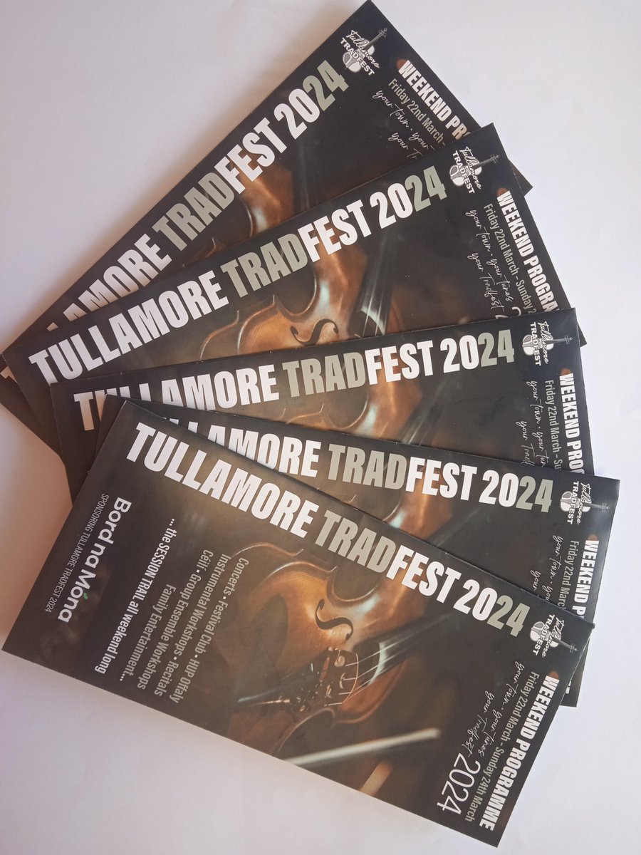 PrintPlusTul's tweet image. Best of luck to Tullamore TradFest for the weekend ahead. Delighted to have had the opportunity to work with their hard working committee.