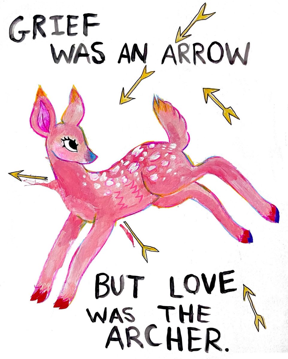 ArchBudzar's tweet photo. “But Love Was The Archer”, 2024
Colored pencil, acrylic, and ink on bristol. https://t.co/uCaM0rEDC5