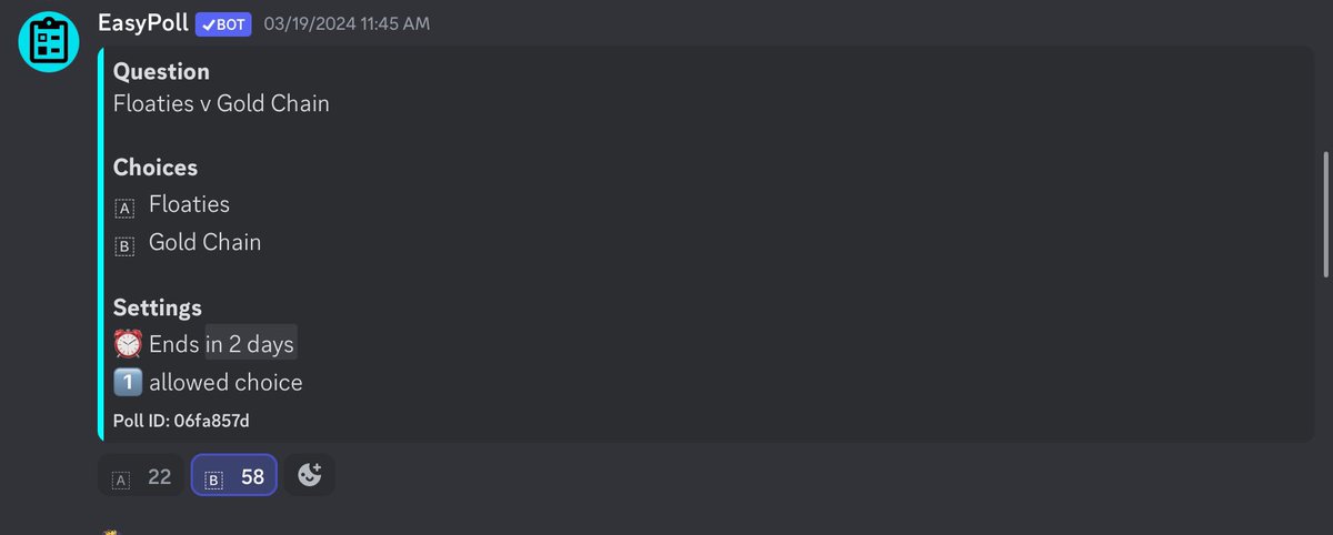 Make to visit the <a href="/LazyLionsNFT/">Lazy Lions 👑</a> discord to place your vote in the trait group challenge! 🦁

Looks like #ChainGang might take this round! 👑

#ROAR #Lazy