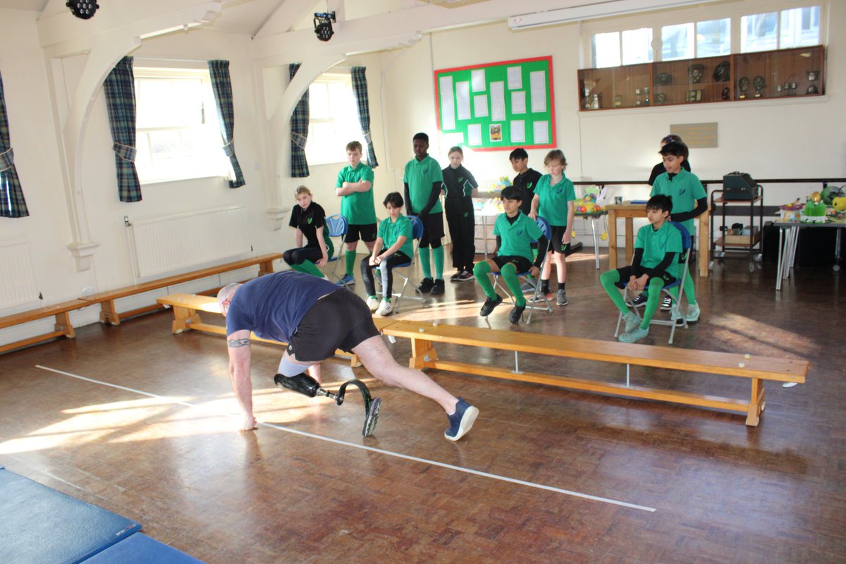 LadyLanePark's tweet photo. Thank you to Sean Gaffney -  our amazing @sportsfs visitor today.  All our pupils loved their circuit training and are now determined to keep trying, whatever obstacles get in their way! 🏋️‍♂️🚣🏃@ISAsportUK @Alpha_Schools #seangaffney @WeAreInvictus #teamgb https://t.co/uO8AbXWKvE