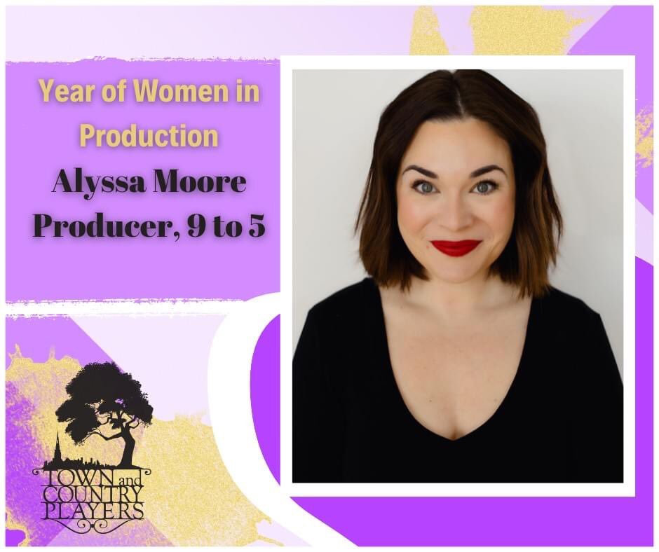 TCountryPlayers's tweet photo. T&amp;C's Year of Women in Production is kicking off with an empowering, female driven production of 9 to 5, &amp; every show needs a Producer.

We are starting our year long highlight of all our amazing female production team members with Alyssa Moore who is producing 9 to 5! https://t.co/E3g5v5pTez