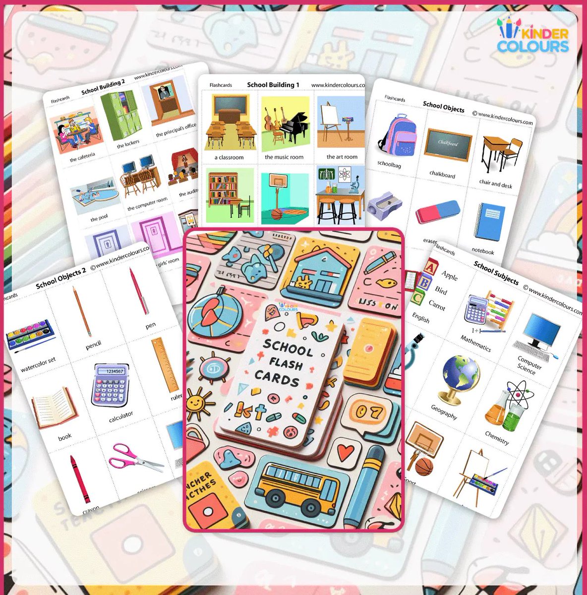 kinder_colours's tweet photo. School Explorer: Subjects, Objects, Buildings Flashcards

#FlashcardsLearning
#PronomsPersonnels
#AlphabetFlashcards
#LanguageLearning
#EducationalTools

https://t.co/2Pf9eYbqez https://t.co/RV48ScTw1i