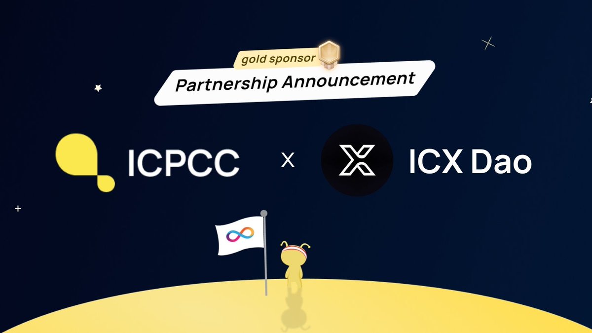 Huge new Partnership💥

@icxdao is joining #ICPCC24 as Gold Sponsor!

Let's boost the $ICP eco together 🤝

Secure your spot and be part on this historic moment for #ICP 👇
eventbrite.com/e/icpcc24-tick…
