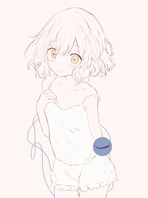 たぶんこいしちゃんになるwipです……あれ?もしかしてキャミソール!? 