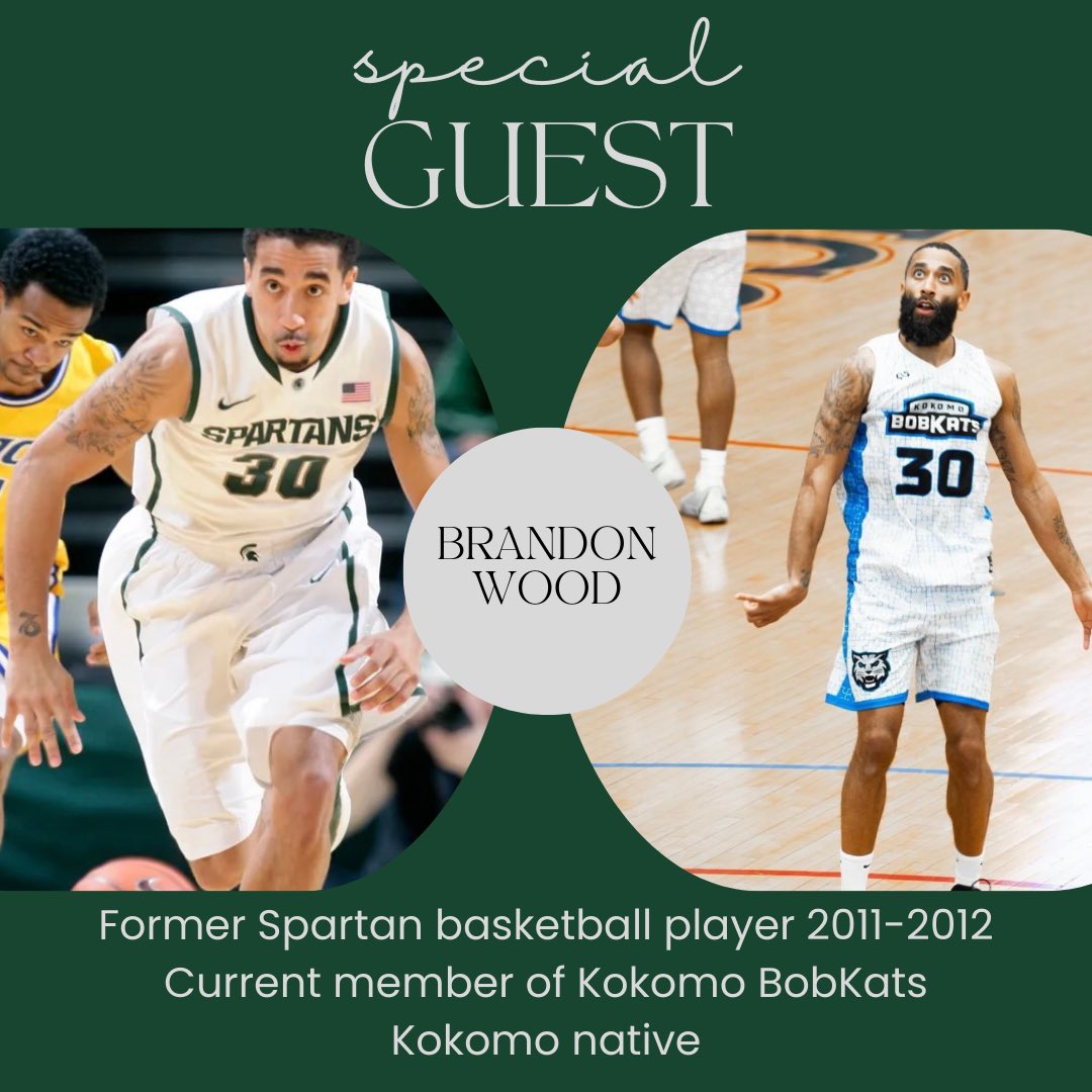 We are excited to announce that former Spartan and Kokomo native @BrandonWood30 will be joining us at Bubba's 33 Fishers tomorrow to watch the game. Come meet and get to know him while cheering on the Spartans. RSVP - buytickets.at/msualumniclubo…