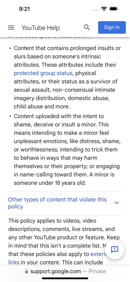 NEONBitchi's tweet image. Please RT to expose the negligence in YouTubes handling of its policies.

YouTube’s policy vs What @YouTube @TeamYouTube @YouTubeCreators @YouTubeGaming allows. What do you think @GamingCultures @IGN @GameSpot ?