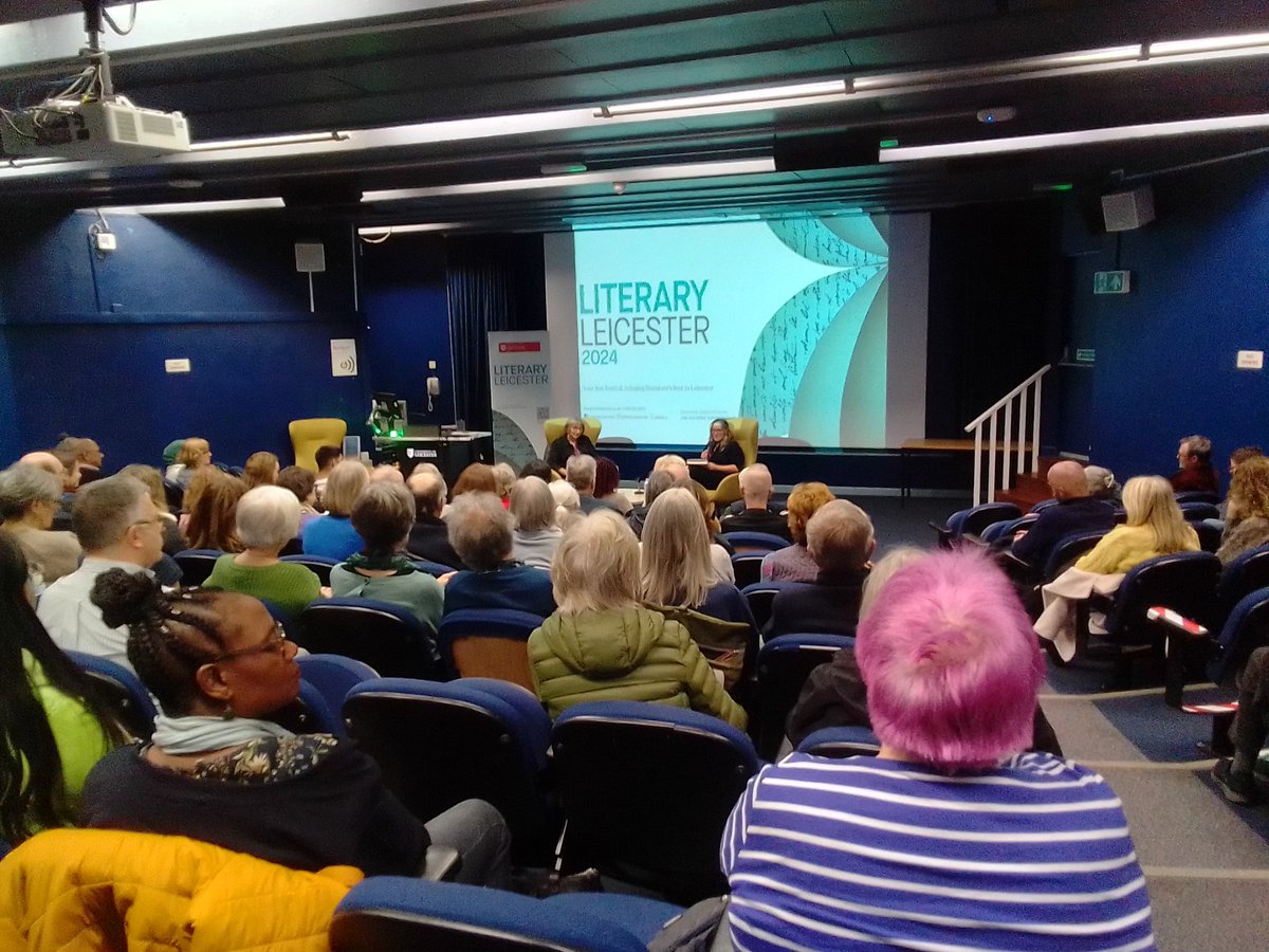 FULL HOUSE for the wonderful Penelope Campling this afternoon! #litleics24