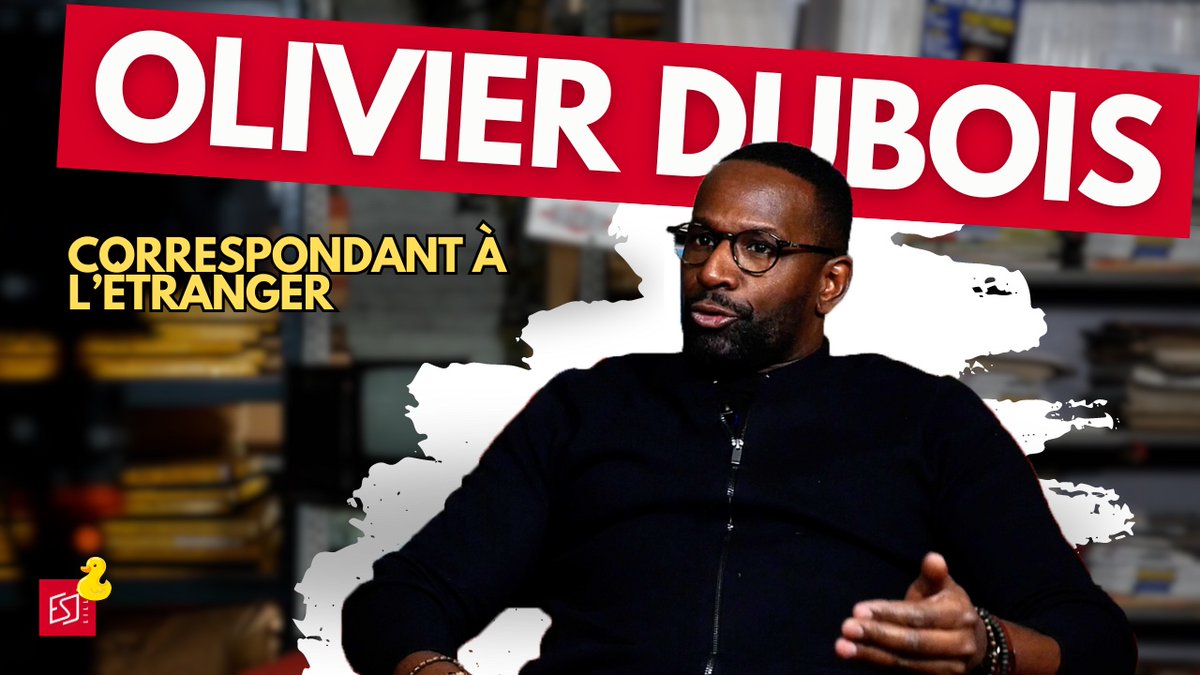 La saison 2 de La Cave aux Canards, c'est parti ! 
Olivier Dubois est le premier invité, venu parler journalisme et correspondance à l'étranger au milieu des trésors de la cave de <a href="/ESJLille/">ESJ Lille</a>. 
La vidéo est ici : youtube.com/watch?v=PcJpdb… 
Et les canetons là : <a href="/CaveCanards/">La Cave aux Canards</a>