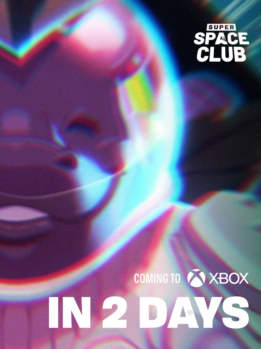 GrahamOfLegend's tweet photo. 📢 TWO DAYS! This is not a drill. In two days, you'll be able to join the club and defend the galaxy on #Xbox!

Wishlist Super Space Club TODAY!

🚀 https://t.co/3B40Cp34qk https://t.co/eo4WEPr1vf
