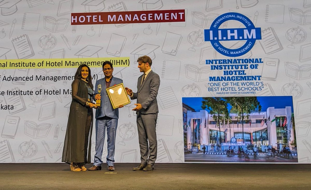 IIHM ranked No. 1 by Times Excellence in Academics and Institutional Infrastructure 2024!! Thank you @timesofindia for this awesome recognition! @subornobose @DirectorIIHM @AADirIIHMDELHI @directorblore @arjasivakrishna @AhmIihm