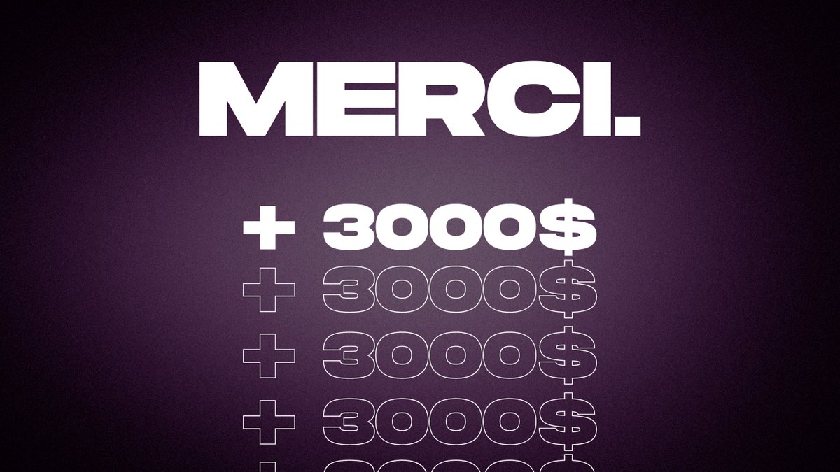 MERCI.

Je vous ai promis un énorme cadeau pour les 25,000 abonnés. J'ai donc pris le temps d'organiser un évènement particulier. 📅

À partir du 25 mars, vous aurez l'occasion de gagner un nouveau cadeau chaque jour sur mon profil, et ce pendant 25 jours! (en plus on sera à 25
