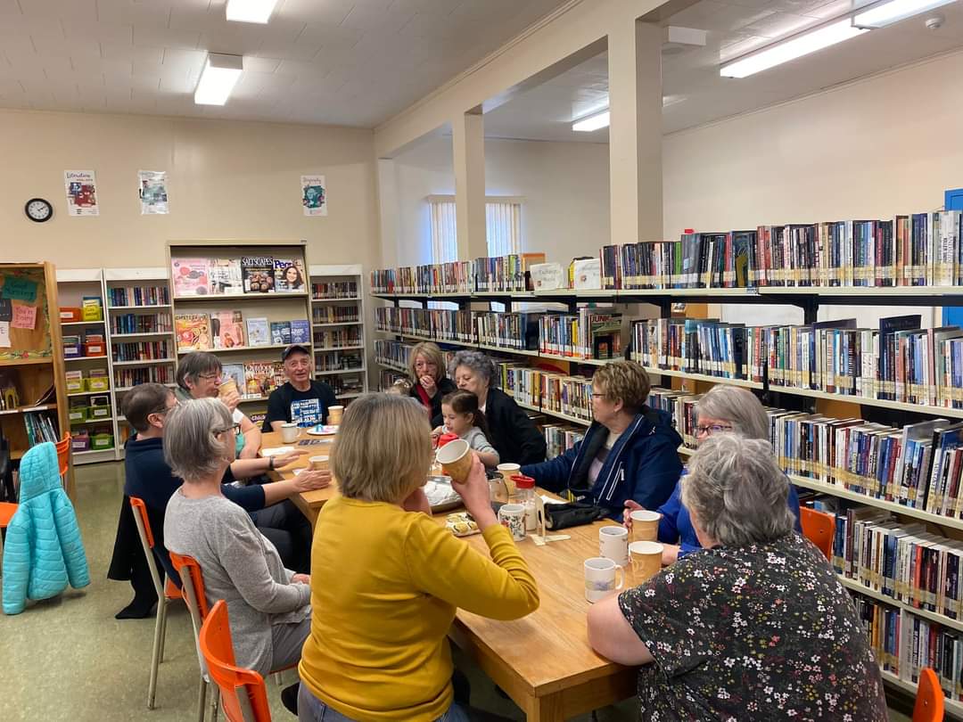 HuxterClass's tweet photo. Another day of ##PlantingPositivityNL The K-6 students at Lumsden Academy invited the seniors in the community to share books and plant seeds. Always remember to sprinkle kindness like confetti.  #NLEduWeek2024 @NLTeachersAssoc https://t.co/rJ8HjSiizX