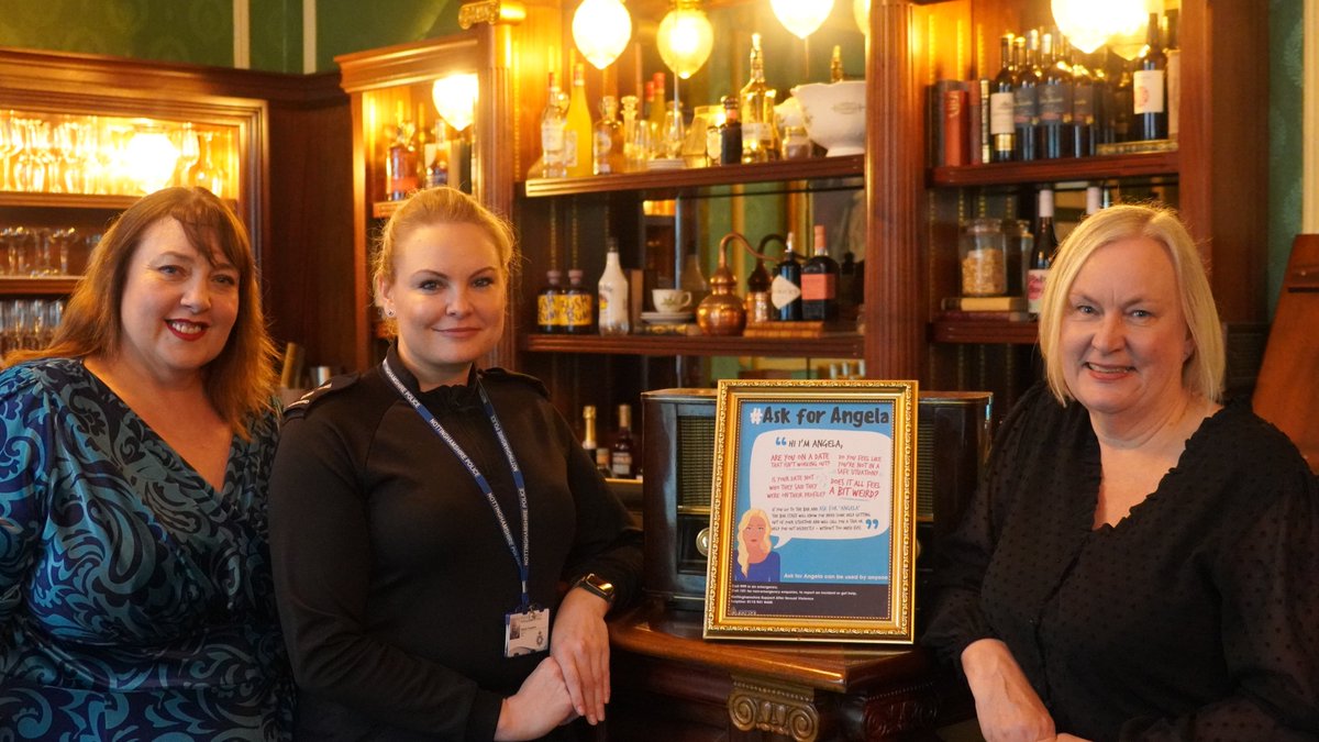 👩Scheme to keep people safe on dates relaunched across Nottinghamshire A campaign helping keep women and men safe in pubs and bars has been relaunched across the county. Read the full story - nottinghamshire.pcc.police.uk/News-and-Event…