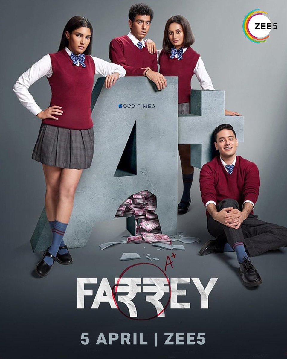 The rat race for marks is about to get intense! Stay tuned ⏱️
.
#Farrey premieres 5th April, only on #ZEE5
.
#OCDTimes #SalmanKhanFilms #SoumendraPadhi #AlizehAgnihotri #SahilMehta #ZeynShaw #PrasannaBisht #FarreyOnZEE5